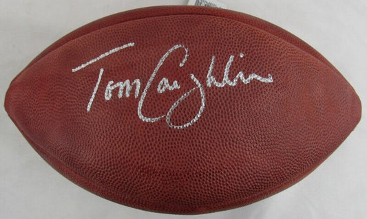 Tom Coughlin Signed Auto Autograph Wilson NFL Football JSA AS32222