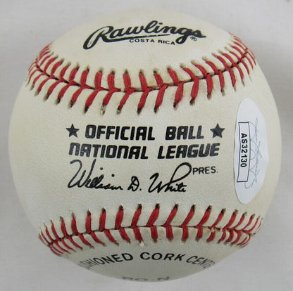 Al Barlick Signed Auto Autograph Rawlings Baseball JSA AS32130