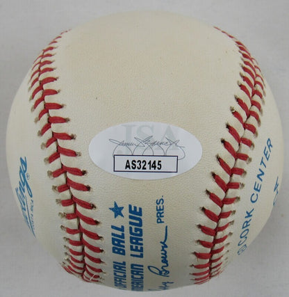 Bob Feller Signed Auto Autograph Rawlings Baseball JSA AS32145