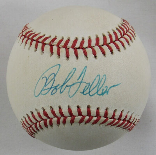 Bob Feller Signed Auto Autograph Rawlings Baseball JSA AS32145