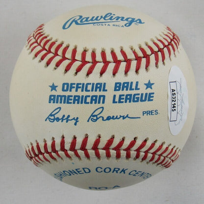 Bob Feller Signed Auto Autograph Rawlings Baseball JSA AS32145