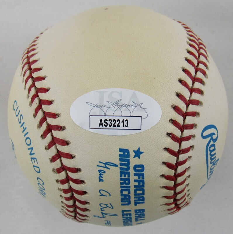 Bob Feller Signed Auto Autograph Rawlings Baseball JSA AS32213