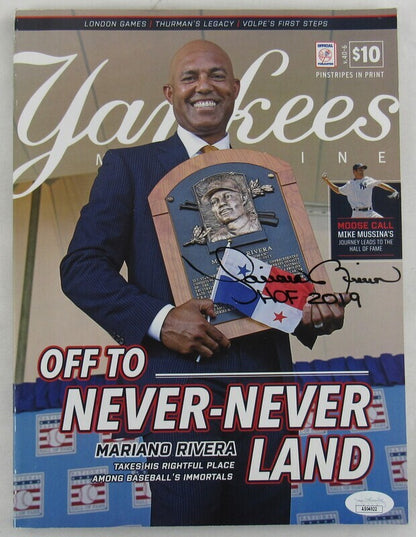 Mariano Rivera Signed Auto Autograph Magazine JSA AS04922