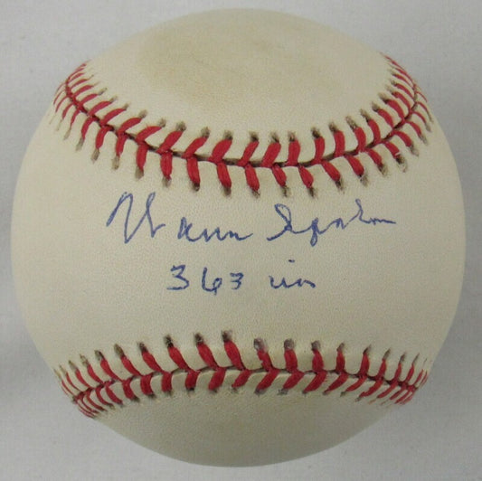 Warren Spahn Signed Auto Autograph Baseball w/ Insc JSA AS32173