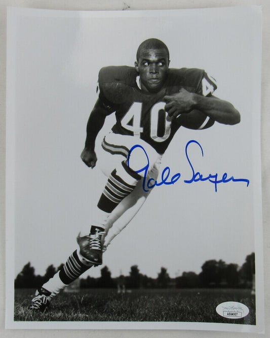 Gale Sayers Signed Auto Autograph 8x10 Photo JSA AS04907