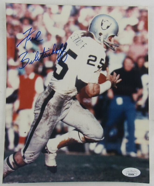 Fred Biletnikoff Signed Auto Autograph 8x10 Photo JSA COA II