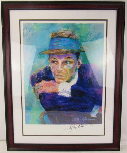 LeRoy Neiman Signed Auto Autograph Framed Print JSA AS04958