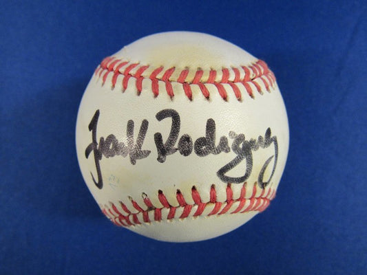 Frank Rodriguez Signed Auto Autograph Rawlings OAL Baseball B121