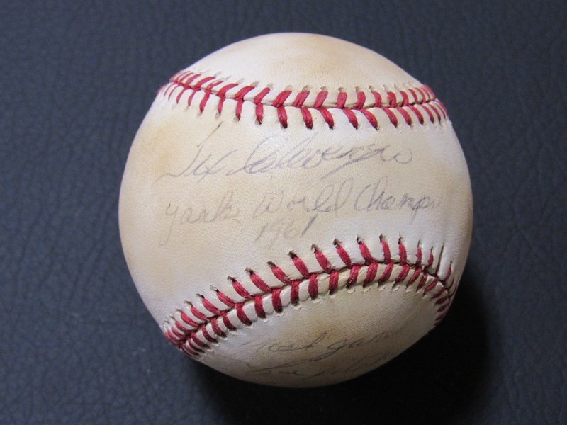 Tex Clevenger Signed Auto Autograph Rawlings OAL Baseball w/ Inscription B97