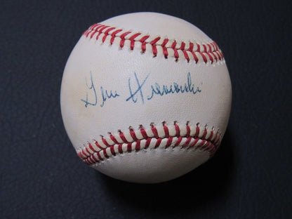 Gene Hermanski Signed Auto Autograph Rawlings ONL Baseball B95