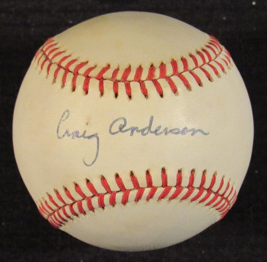 Craig Anderson Signed Auto Autograph Rawlings Baseball B112