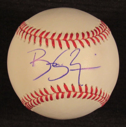 Bradley Zimmer Signed Auto Autograph Rawlings Baseball B110