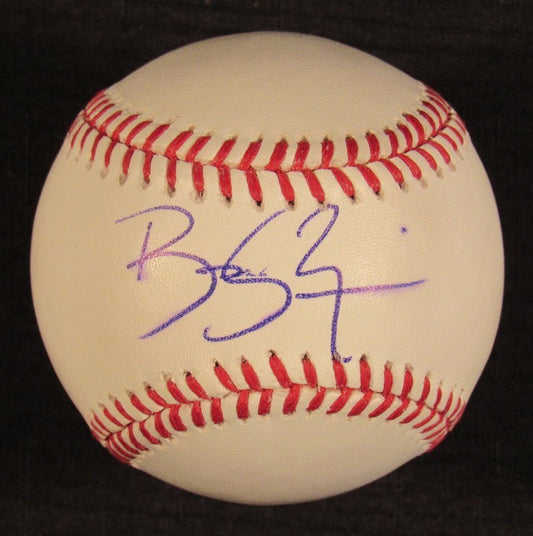 Bradley Zimmer Signed Auto Autograph Rawlings Baseball B110