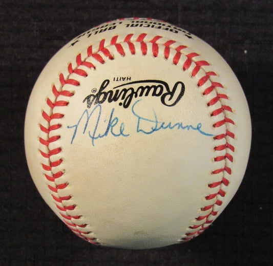 Mike Dunne Signed Auto Autograph Rawlings Baseball B95