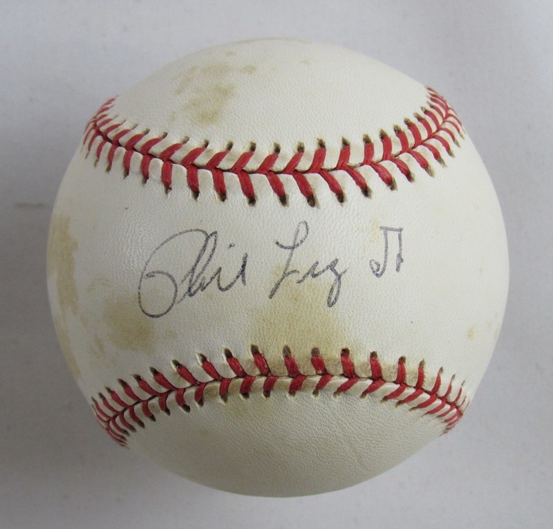 Phil Linz Signed Auto Autograph Rawlings Baseball B120