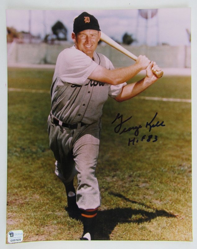 George Kell Signed Auto Autograph 8x10 Photo IX