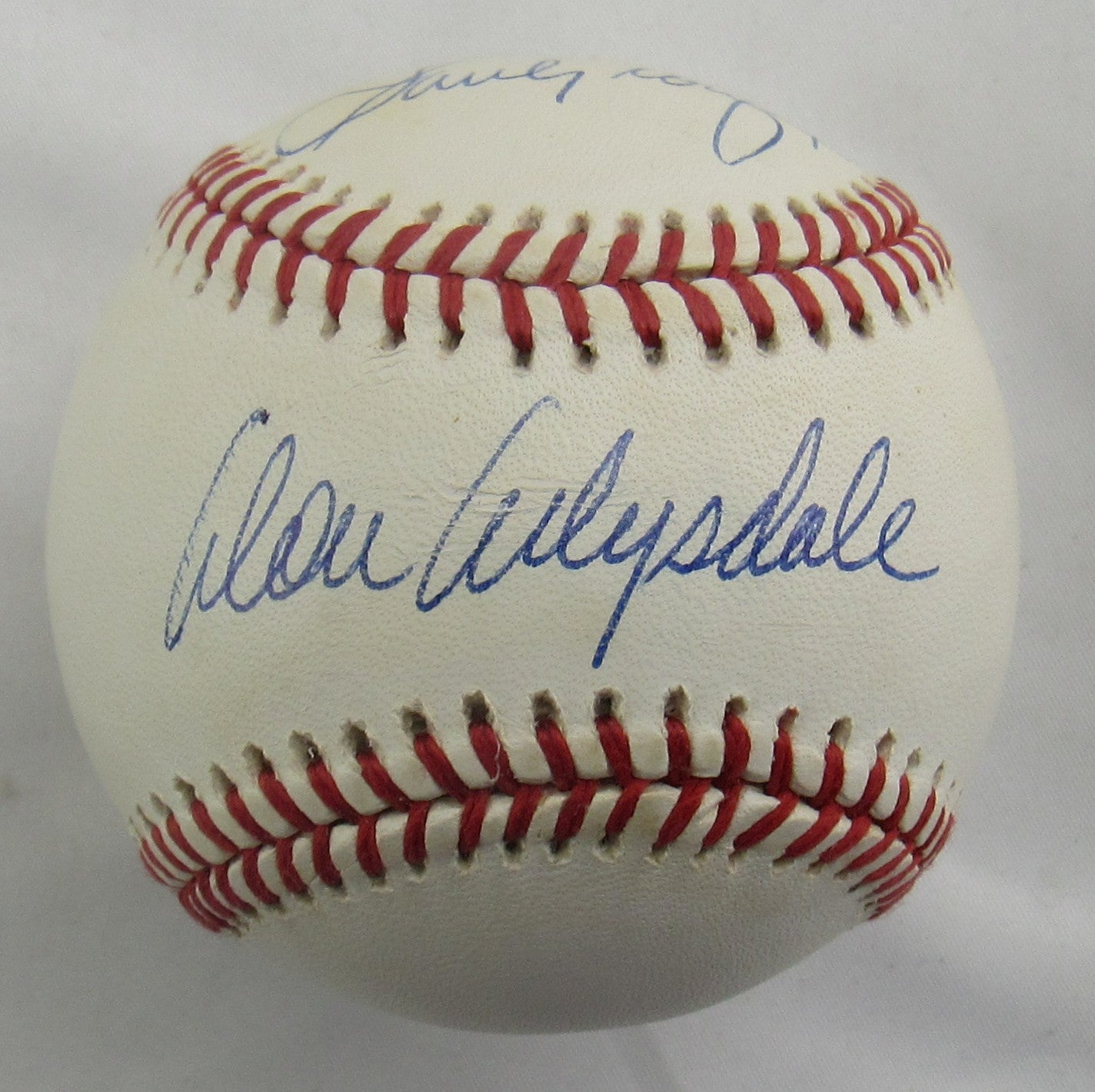 Don Drysdale Sandy Koufax Signed Auto Rawlings Baseball PSA/DNA A91810