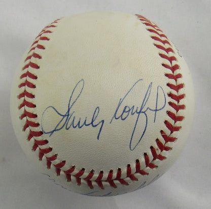 Don Drysdale Sandy Koufax Signed Auto Rawlings Baseball PSA/DNA A91810