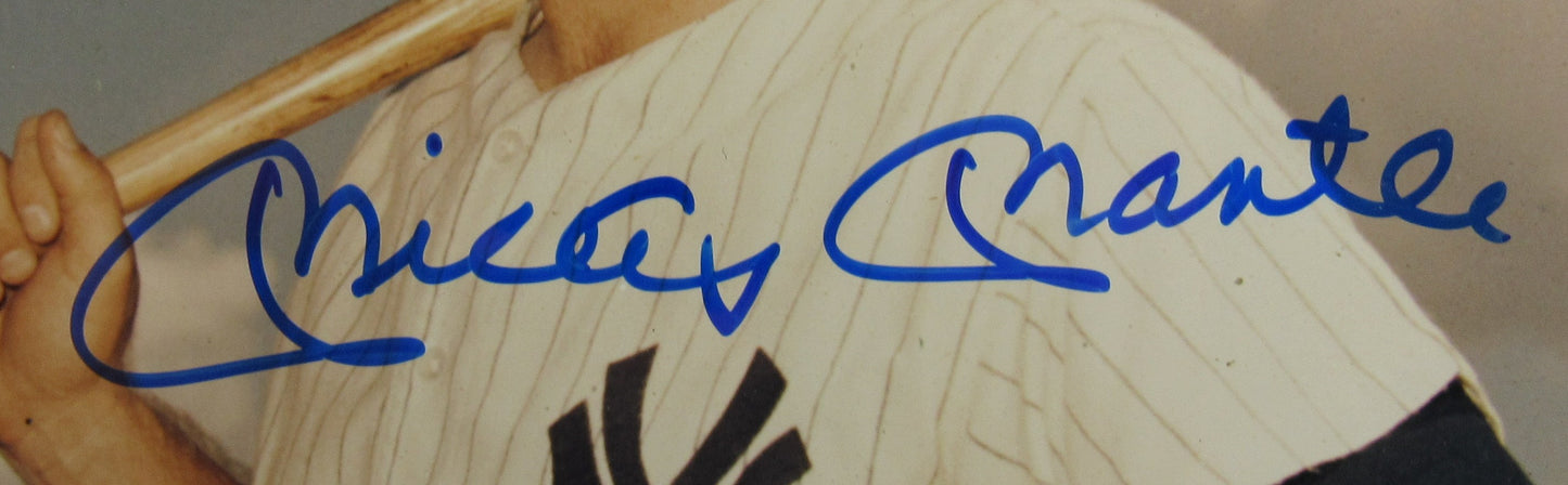 Mickey Mantle Signed Auto 8x10 Photo PSA/DNA LOA AE00197