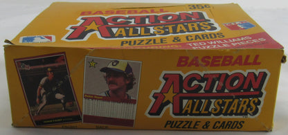 1984 Donruss Baseball Action All Stars Puzzle & Card Box
