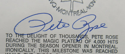 Pete Rose Signed Cachet Auto Envelope JSA CS78653