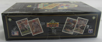 1993 Upper Deck Series One Baseball Wax Box - Mike Piazza, Inserts..