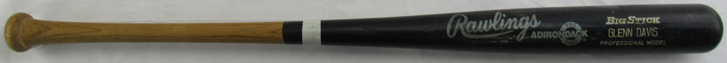Glenn Davis Game Used Rawlings Auto Baseball Bat