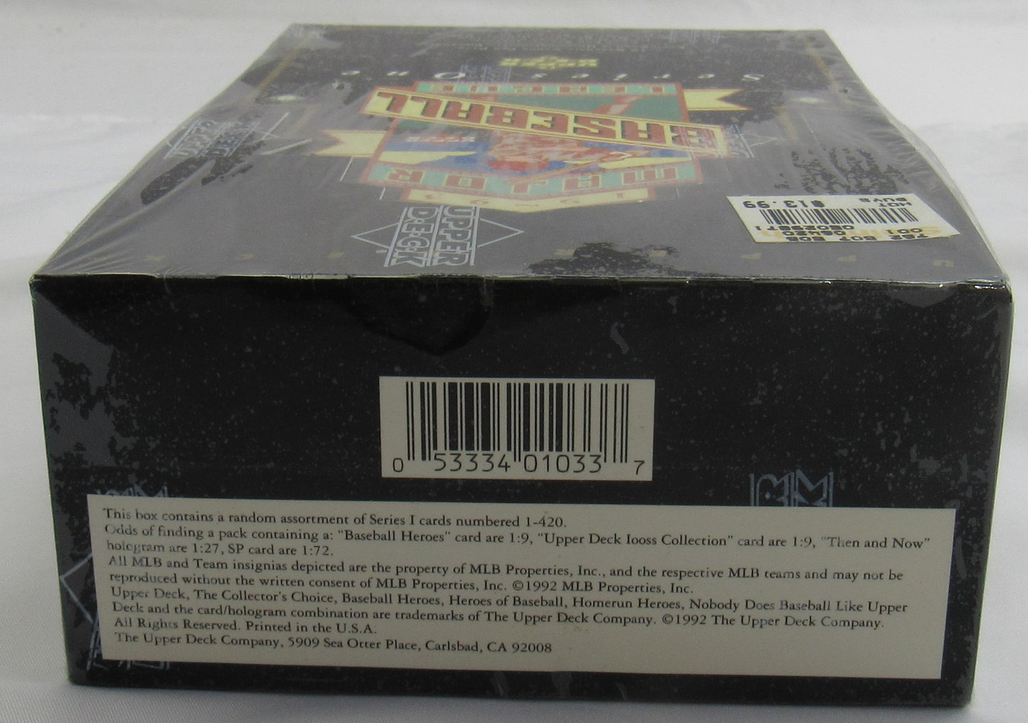 1993 Upper Deck Series One Baseball Wax Box - Mike Piazza, Inserts..