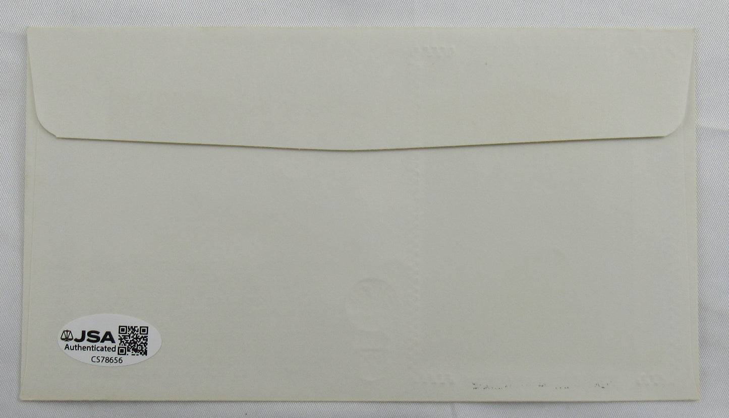 Yogi Berra Signed Cachet Auto Envelope JSA CS78656