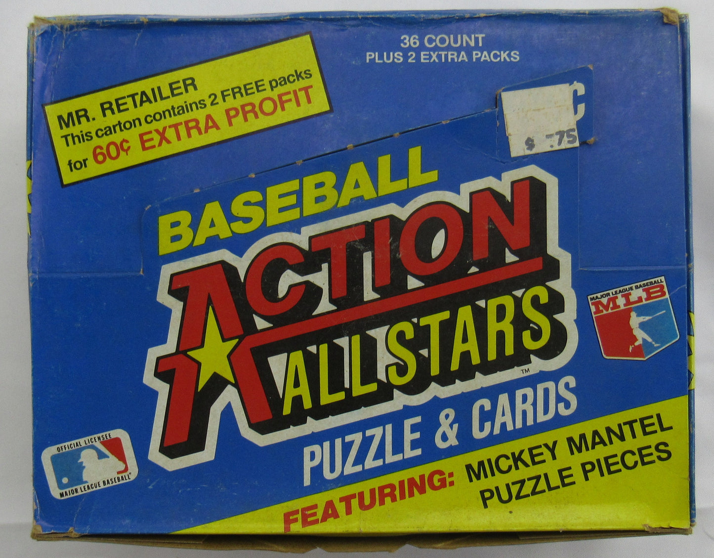 1983 Donruss - Baseball Action All Stars Puzzle & Cards, Mickey Mantle, Rare!