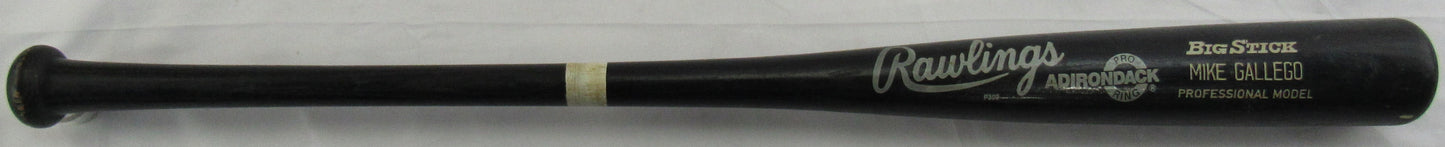 Mike Gallego Game Used Rawlings Auto Baseball Bat