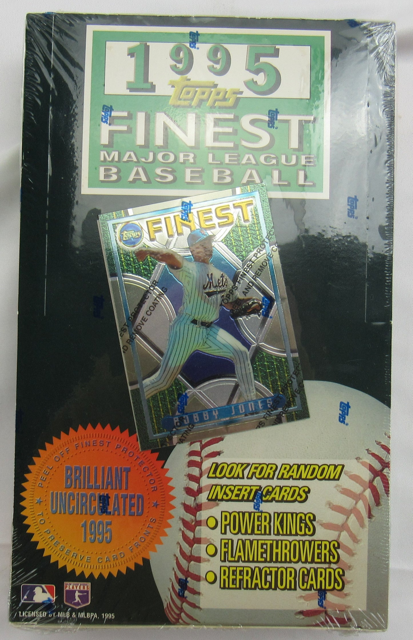 1995 Topps Finest Baseball Factory Sealed Hobby Wax Box 24 Packs
