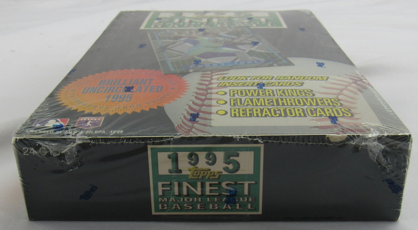 1995 Topps Finest Baseball Factory Sealed Hobby Wax Box 24 Packs