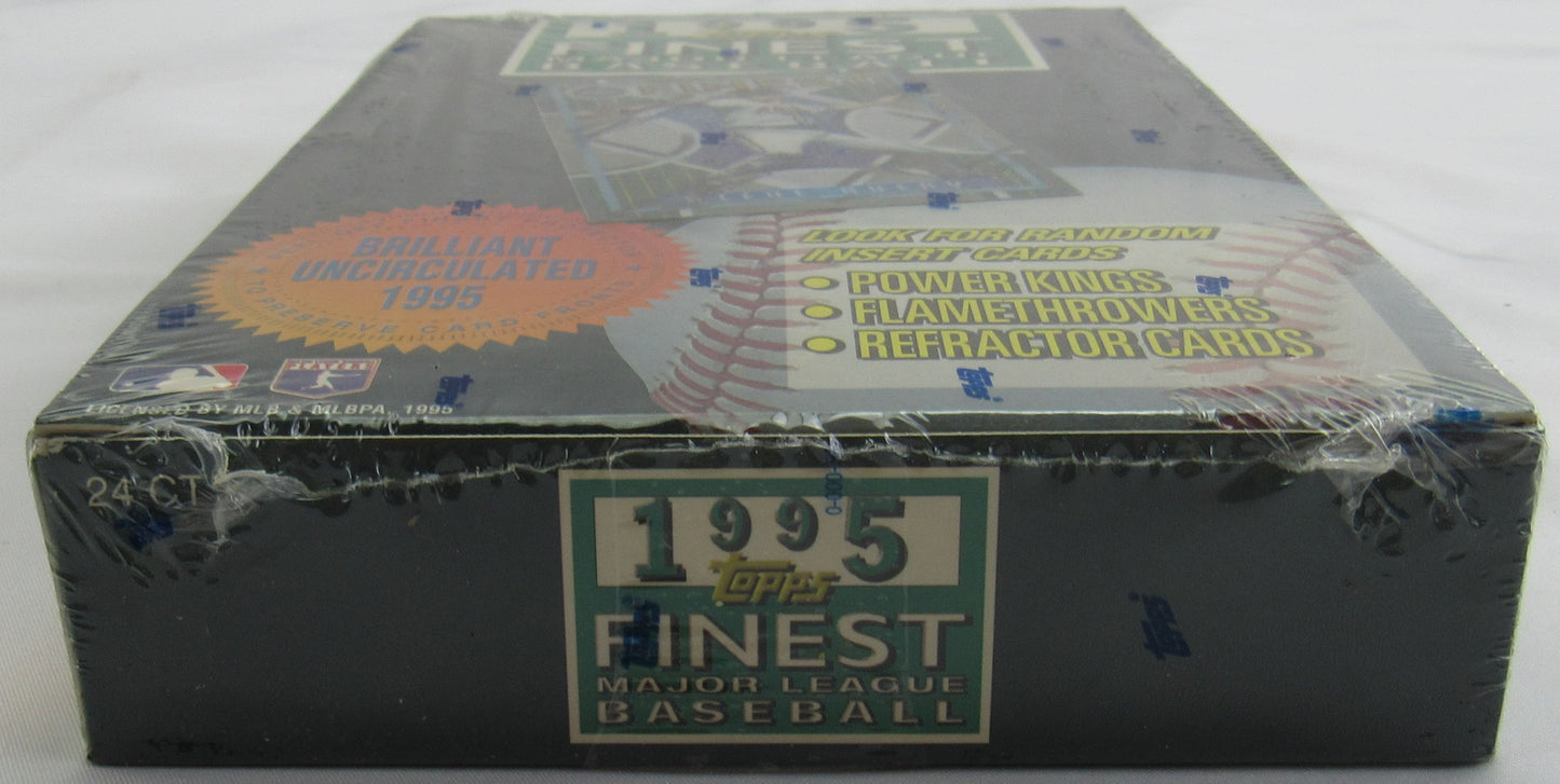 1995 Topps Finest Baseball Factory Sealed Hobby Wax Box 24 Packs