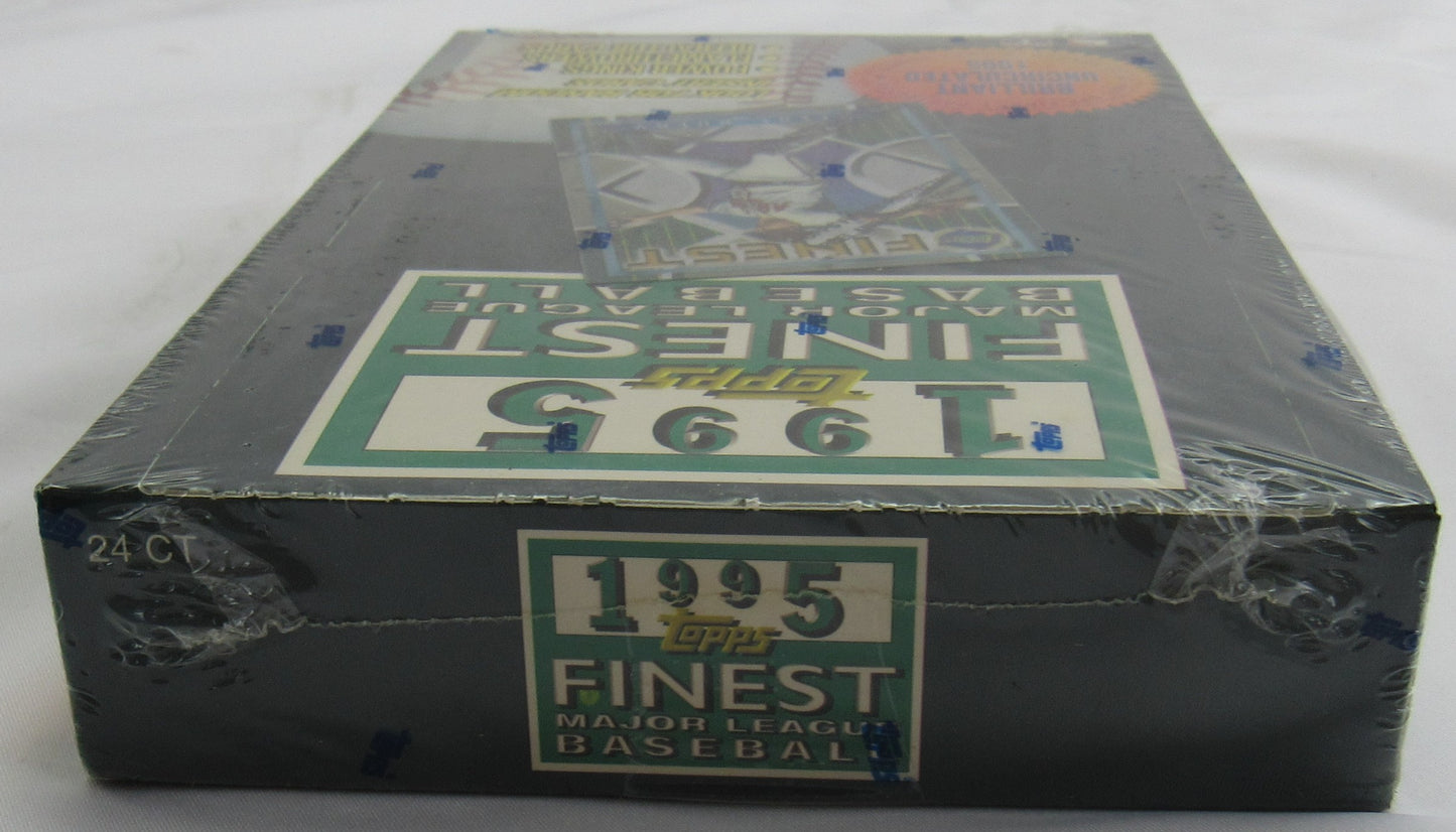 1995 Topps Finest Baseball Factory Sealed Hobby Wax Box 24 Packs