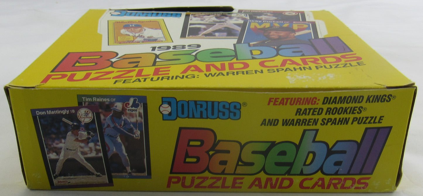 1989 Donruss Baseball Jumbo Wax Box 24ct