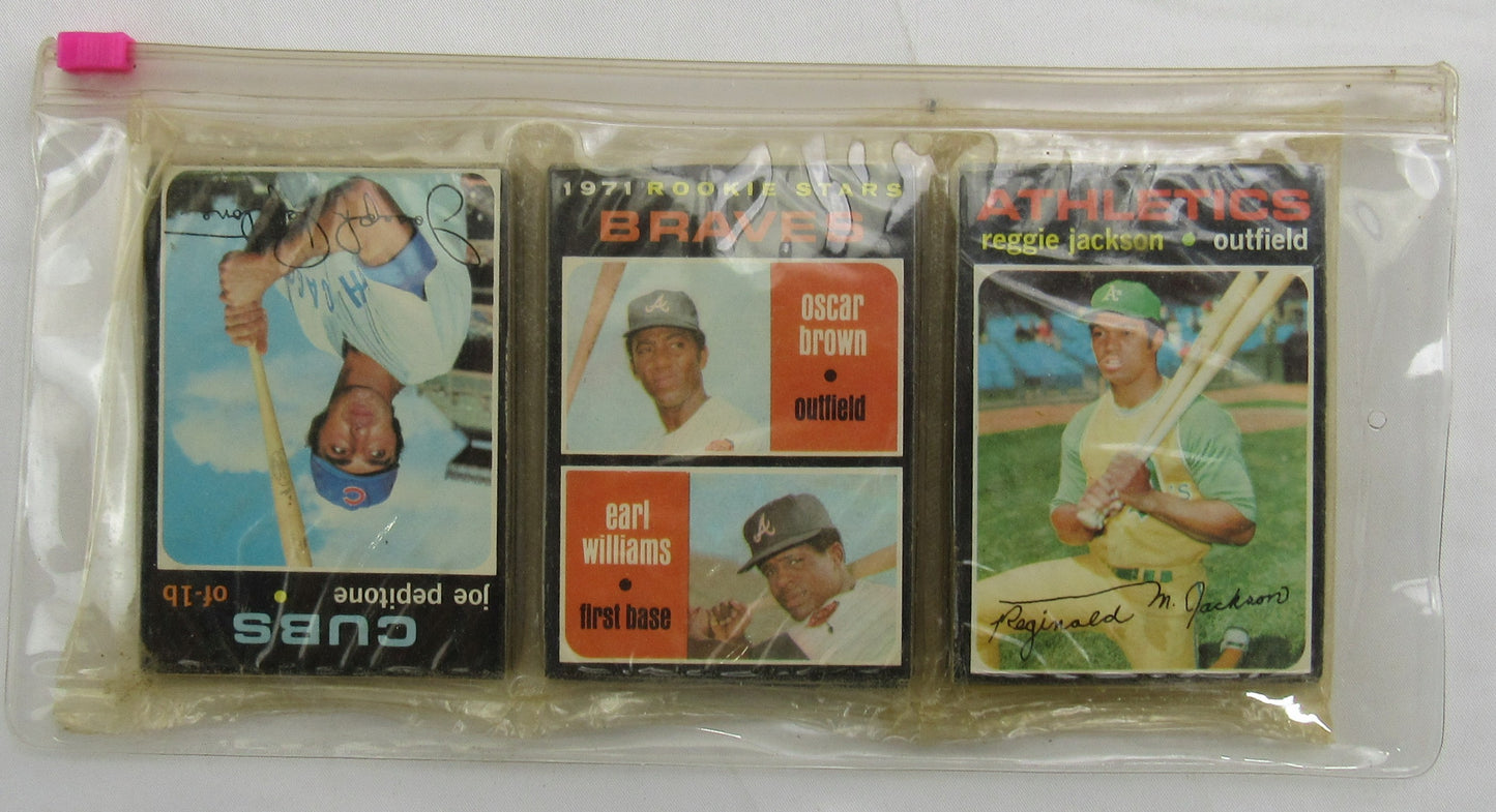 1971 Topps Baseball Reggie Jackson - Vintage Baseball Rack Pack