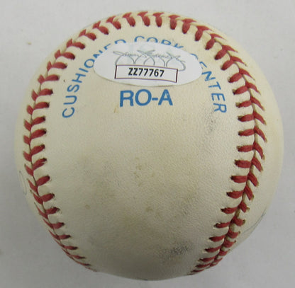 Sandy Koufax Nolan Ryan Bob Feller Signed Auto Rawlings Baseball JSA LOA ZZ77767