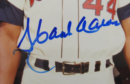 Hank Aaron Signed 8x10 Photo JSA CS78638