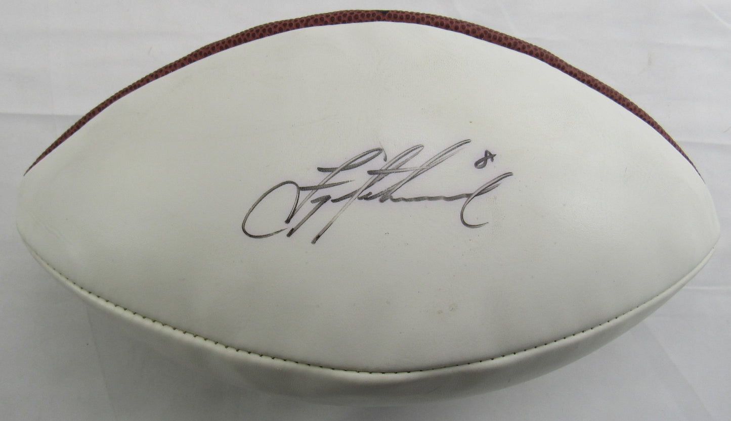 Troy Aikman Signed Wilson Football JSA CS78510 - White Panel