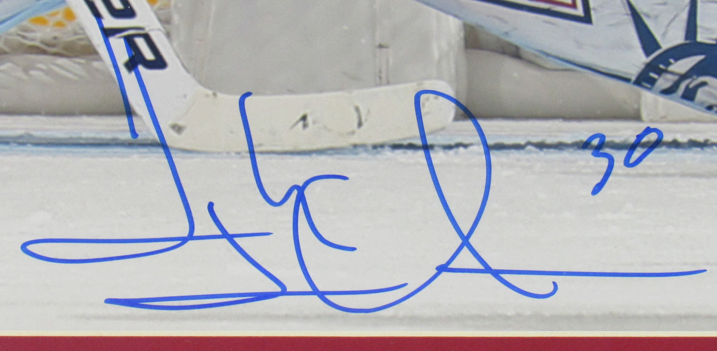 Henrik Lundqvist Signed Auto Autograph Framed 16x20 Photo Fanatics Hologram IV