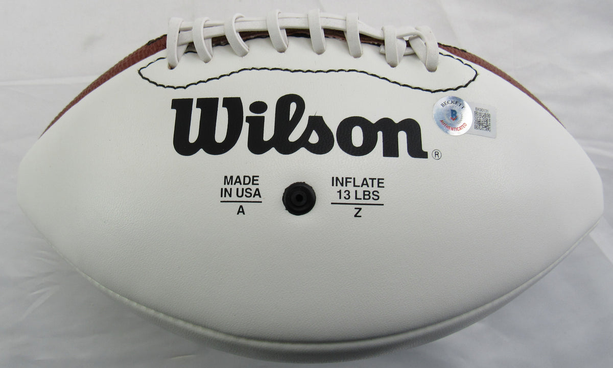 Terry Bradshaw Signed Wilson Football Beckett Holo BK90131