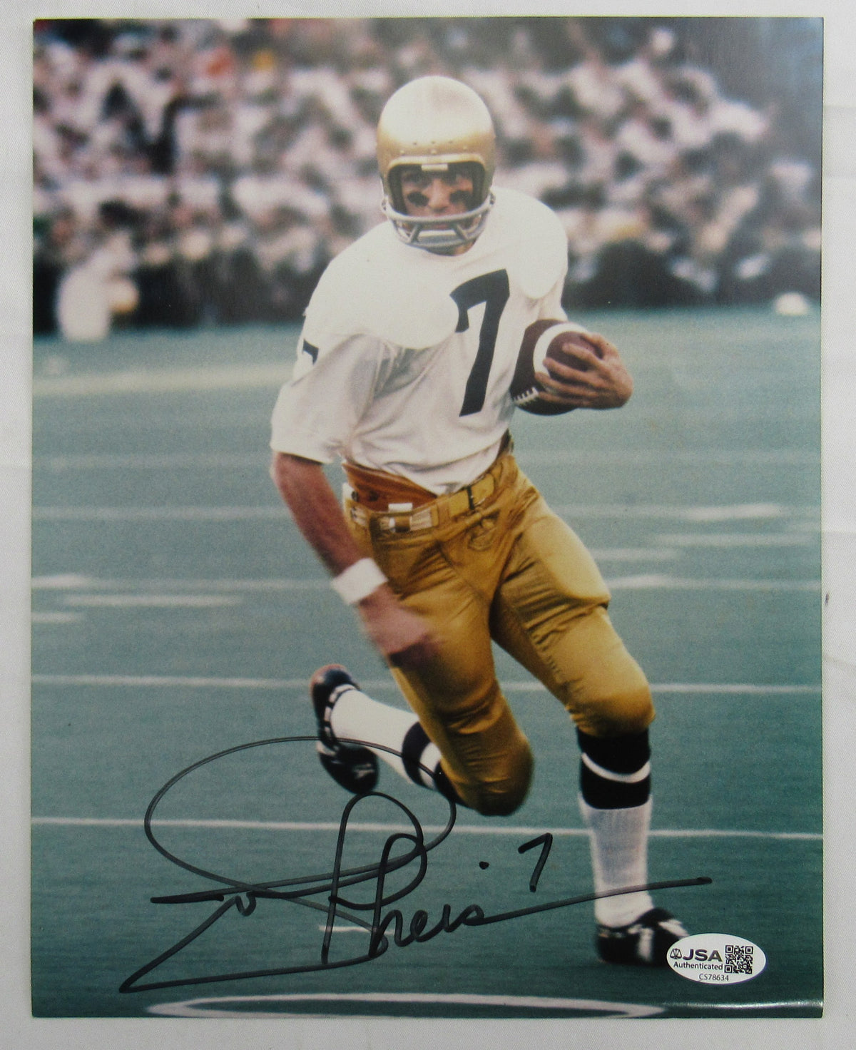 Joe Theismann Signed 8x10 Photo JSA CS78634