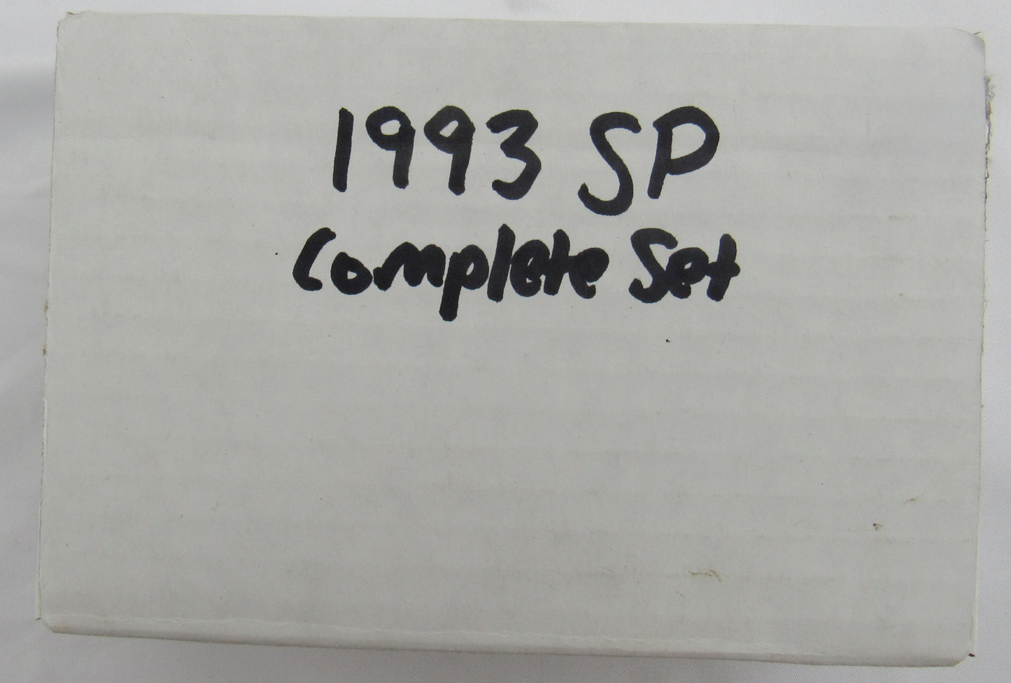 1993 UPPER DECK SP BASEBALL SET - NO JETER, OTHERWISE COMPLETE & NICE CHIPPER