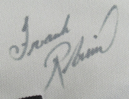 Frank Robinson Brooks Robinson Jim Palmer Signed Rawlings Baseball Jersey JSA CS78508