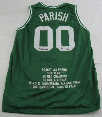 Robert Parrish Signed Celtics Jersey JSA CS78509