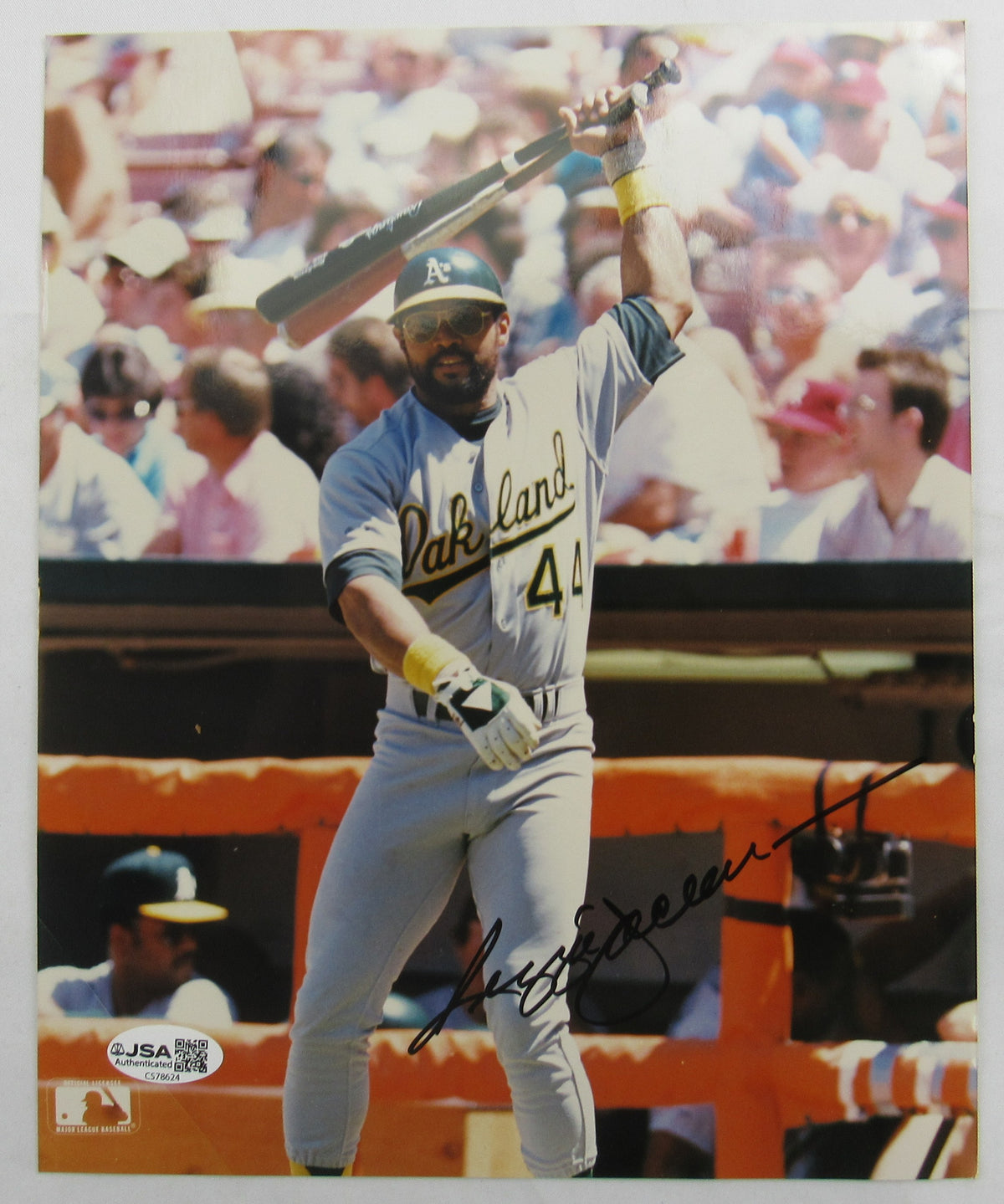 Reggie Jackson Signed 8x10 Photo JSA CS78624