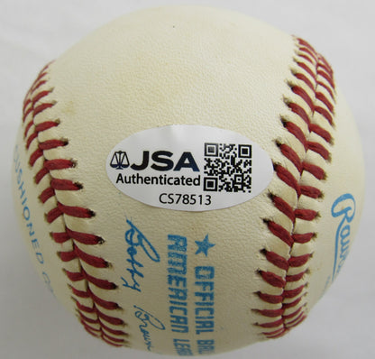 Tommy John Signed Rawlings Baseball JSA CS78513