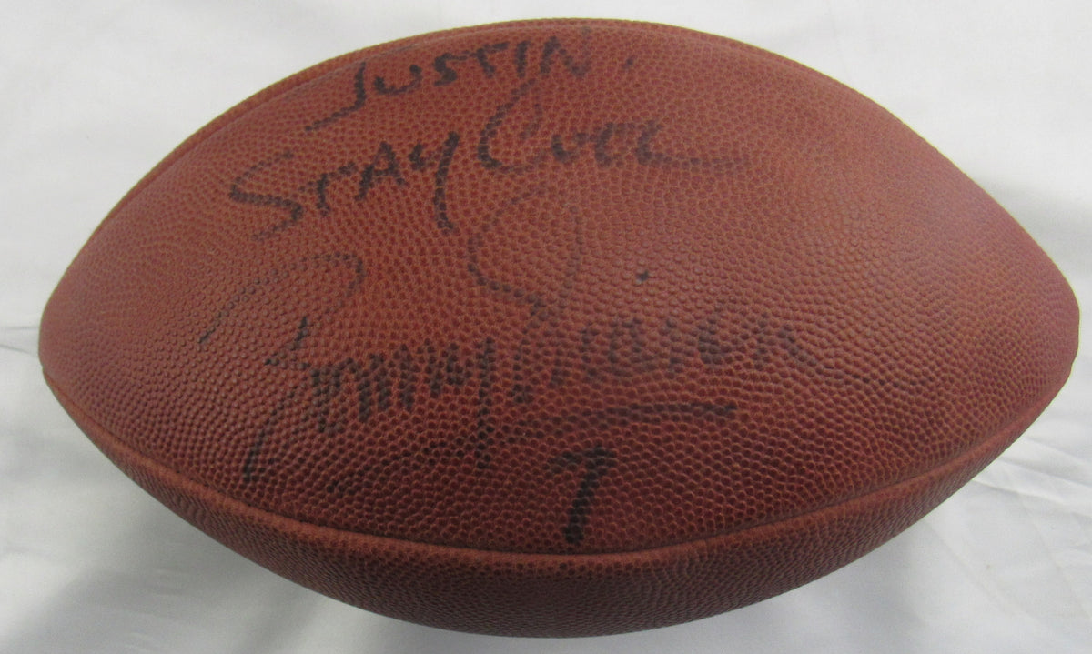 Boomer Esiason Signed Wilson Football JSA CL29213