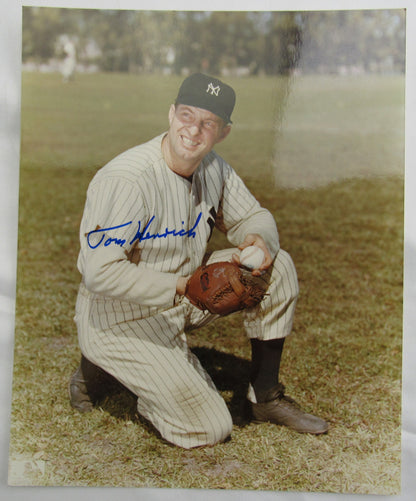 Tom Henrich Signed Auto 8x10 Photo